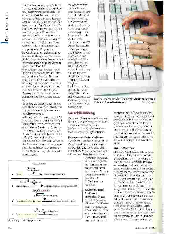 Vorschauseite 2: Missbrauch ausschließen Datenschutz in Internet und Intranet