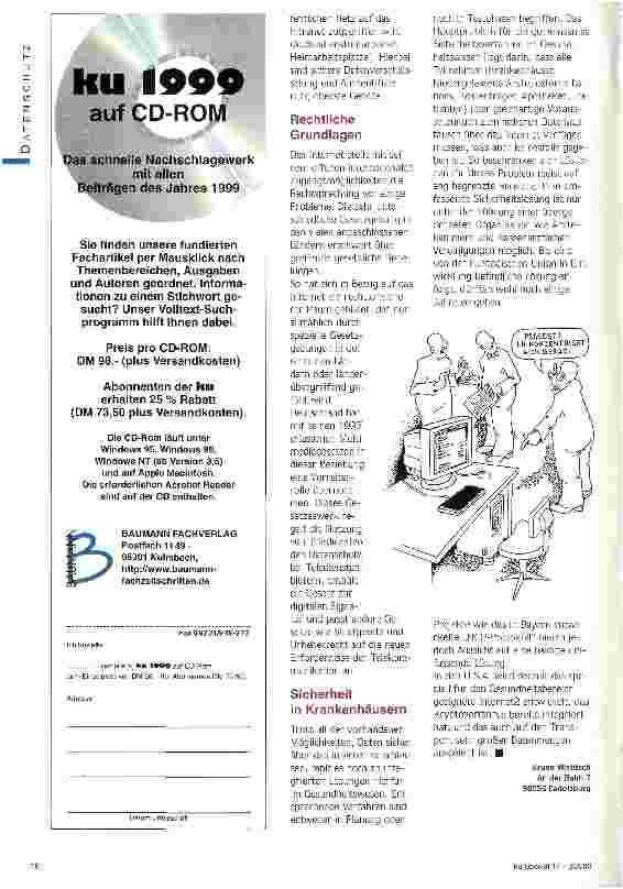 Vorschauseite 6: Missbrauch ausschließen Datenschutz in Internet und Intranet