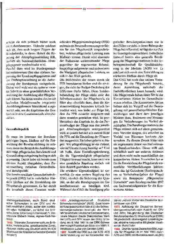 Vorschauseite 2: Mehr Gewicht für die Eigenständigkeit Die Entwicklung der Pflegeberufe im vergangenen Jahrzehnt