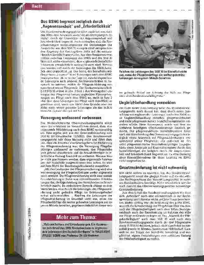 Vorschauseite 2: Das Sozialamt muss weiterzahlen