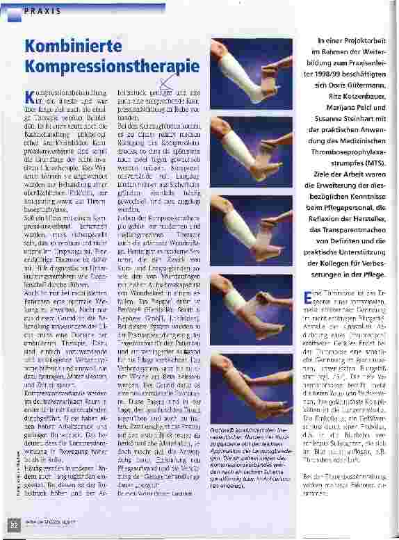 Vorschauseite 1: Kombinierte Kompressionstherapie