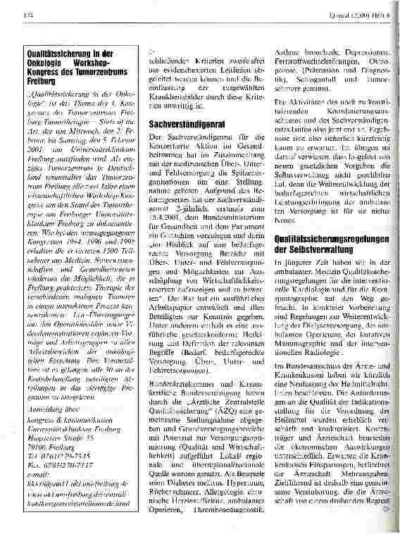 Vorschauseite 3: Neun Monate Gesundheitsreformgesetz-Erfahrungen
