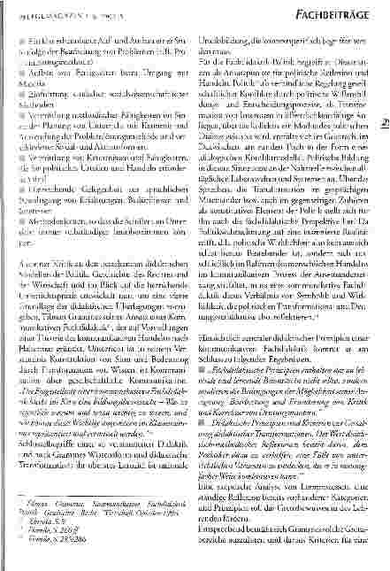Vorschauseite 6: Der Politikunterricht an Fachschulen der Altenund Heilerziehungspflege Didaktische Grundlagen und Vorschläge zur Unterrichtsgestaltung