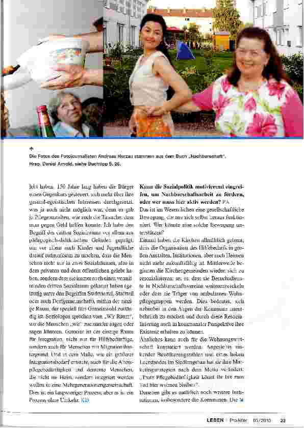Vorschauseite 2: „DIE BÜRGER SIND NICHT SO EGOISTISCH!
