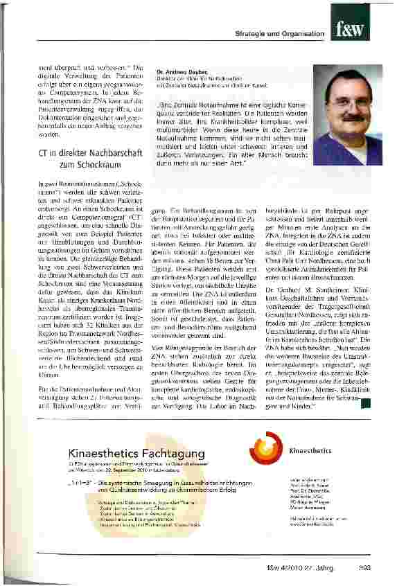 Vorschauseite 3: Die Zentrale Notaufnahme hat sich bewährt
