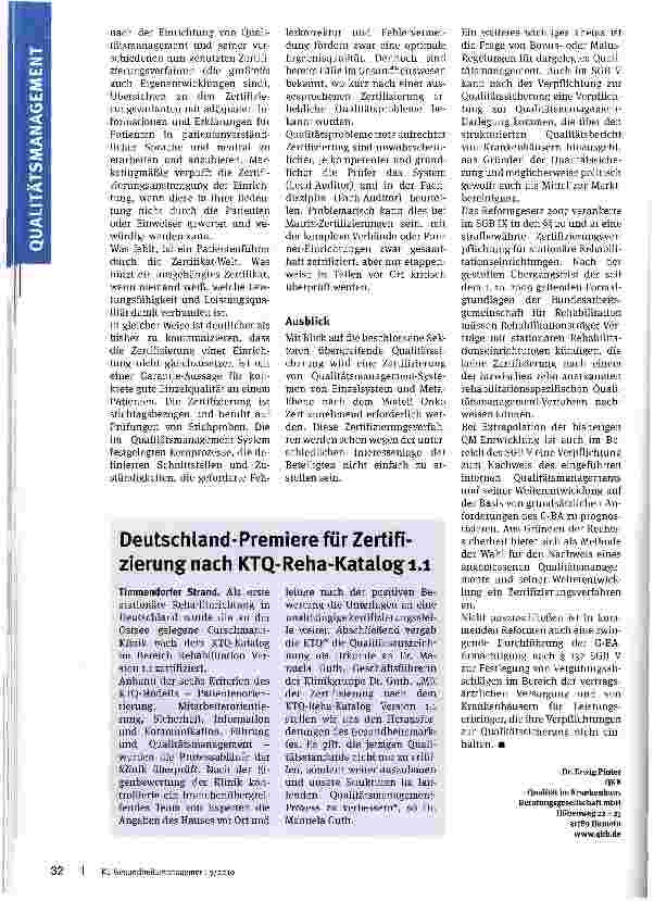 Vorschauseite 5: Zertifizierung als Qualitätsförderer