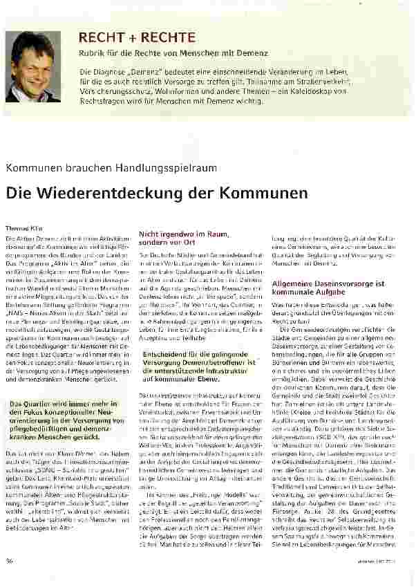 Vorschauseite 1: Die Wiederentdeckung der Kommunen