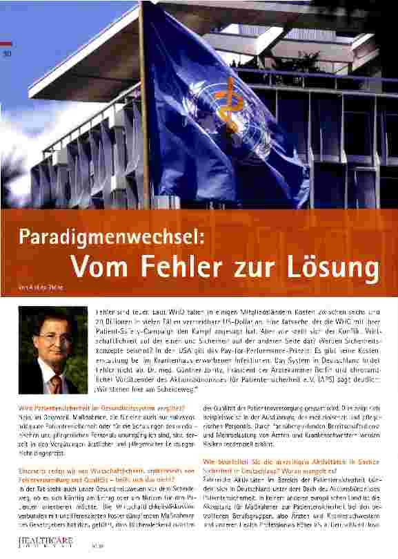 Vorschauseite 1: Paradigmenwechsel: Vom Fehler