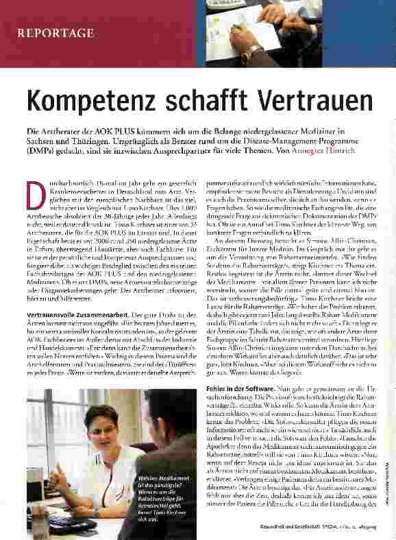 Vorschauseite 1: Kompetenz schafft Vertrauen