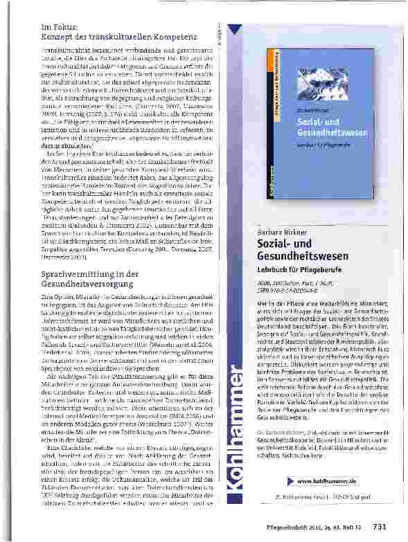 Vorschauseite 2: Kommunikation in der Pflege:Dolmetscher schaffen Vertrauen
