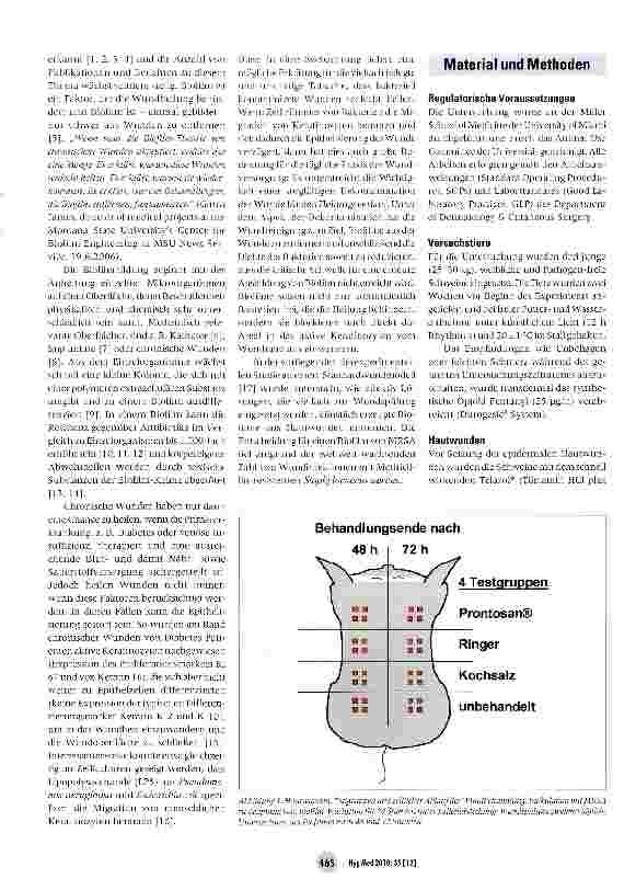 Vorschauseite 2: Wirkung verschiedener Wundspüllösungen auf MRSA-Biofilme in Wunden im Tiermodell (Schwein)
