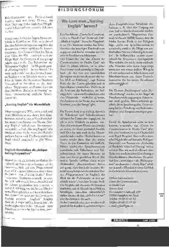 Vorschauseite 2: Englisch in der Pflege