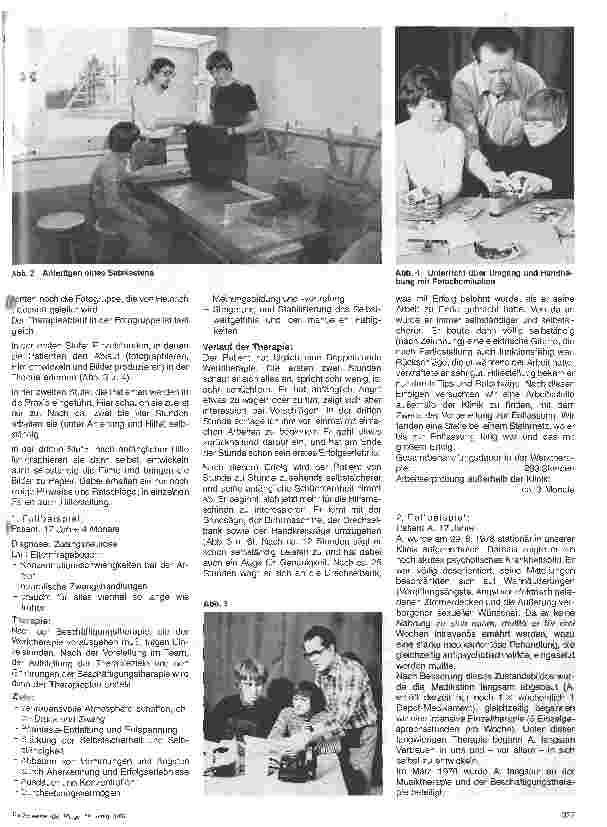 Vorschauseite 2: Das Berufsbild des Werktherapeuten