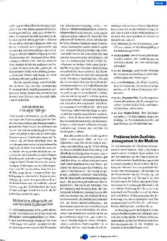 Vorschauseite 6: Qualitätsmanagement in der Medizin mit besonderer Berücksichtigung der Hyiene