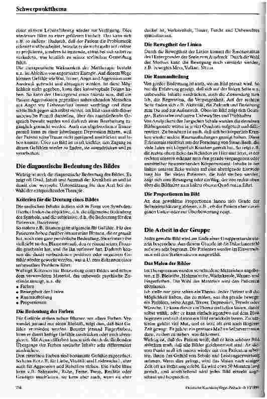 Vorschauseite 2: Maltherapie bei psychiatrischen und psychosomatischen Krankheiten