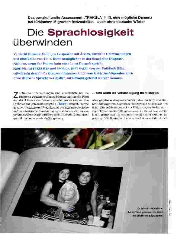 Vorschauseite 1: Die Sprachlosigkeit überwinden