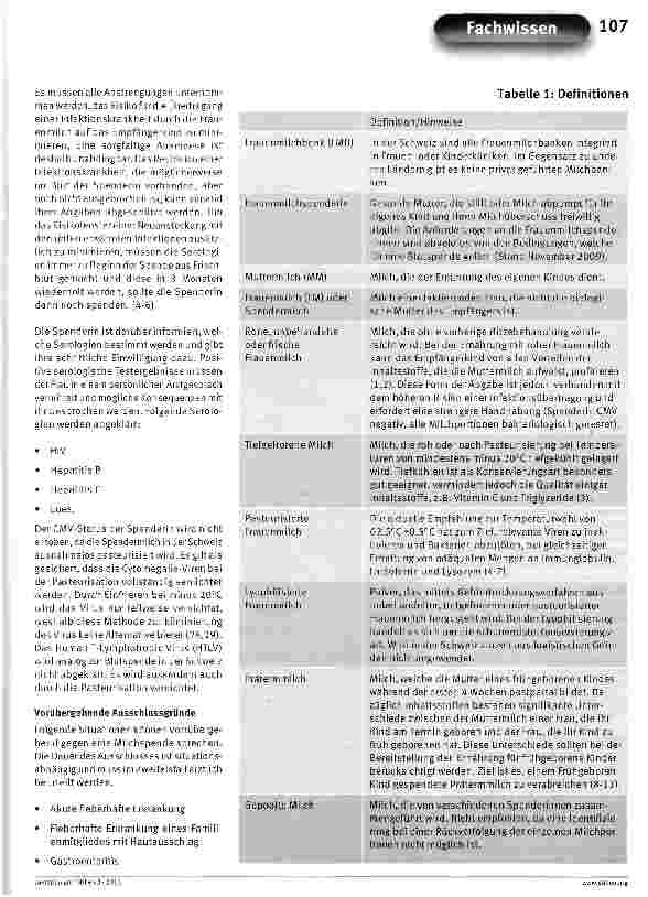 Vorschauseite 4: Erste nationale „Leitlinie zur Organisation und Arbeitsweise einer Frauenmilchbank in der Schweiz