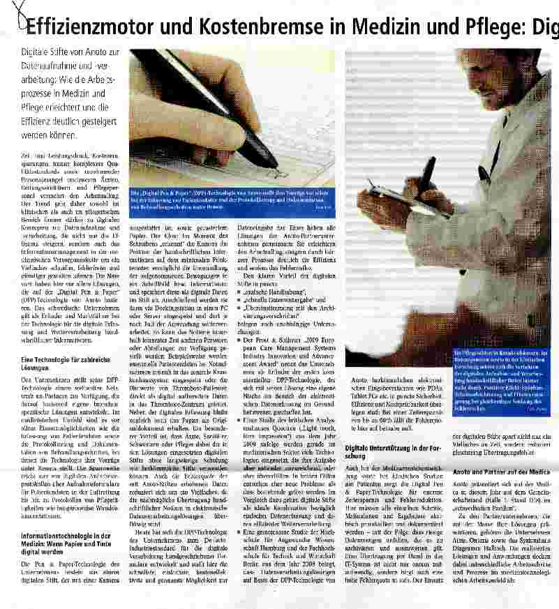 Vorschauseite 1: Effizienzmotor und Kostenbremse in Medizin und Pflege: Digital