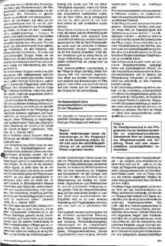 Vorschauseite 2: Über die Bedeutung einer wissenschaftlichen Lehrerqualifikation für die Pflegeberufe
