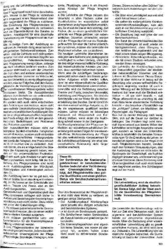 Vorschauseite 4: Über die Bedeutung einer wissenschaftlichen Lehrerqualifikation für die Pflegeberufe