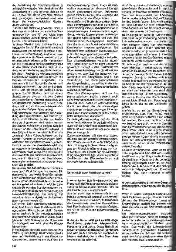 Vorschauseite 5: Über die Bedeutung einer wissenschaftlichen Lehrerqualifikation für die Pflegeberufe
