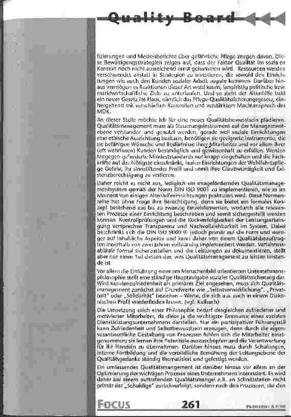 Vorschauseite 2: Umfassendes Qualitätsmanagement im sozialen Kontext