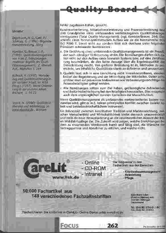 Vorschauseite 3: Umfassendes Qualitätsmanagement im sozialen Kontext