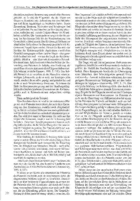 Vorschauseite 5: Die pflegerische Relevanz der Grundgedanken des Salutogenese-Konzepts