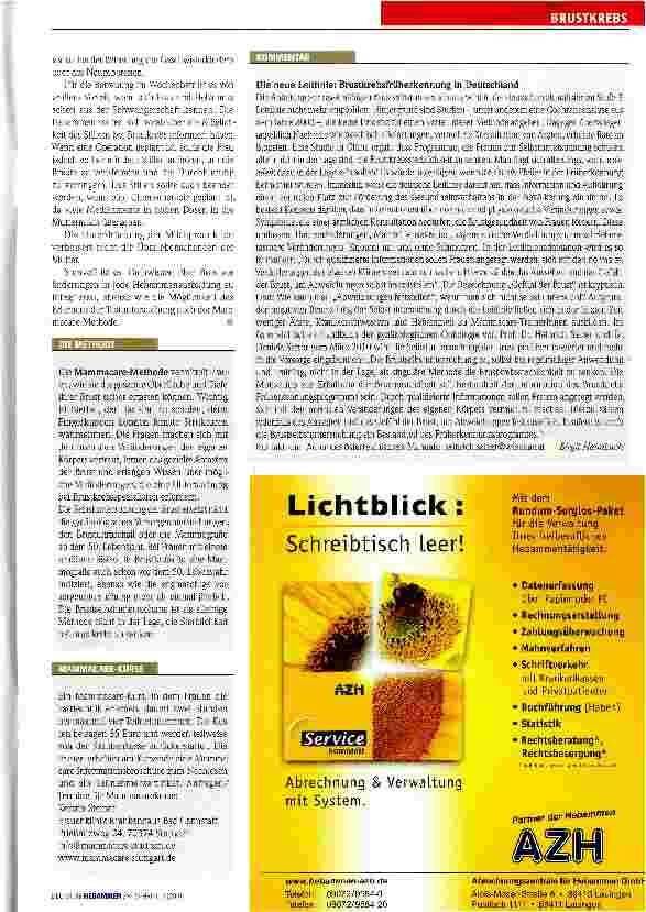 Vorschauseite 3: Mammacare im Hebammenland