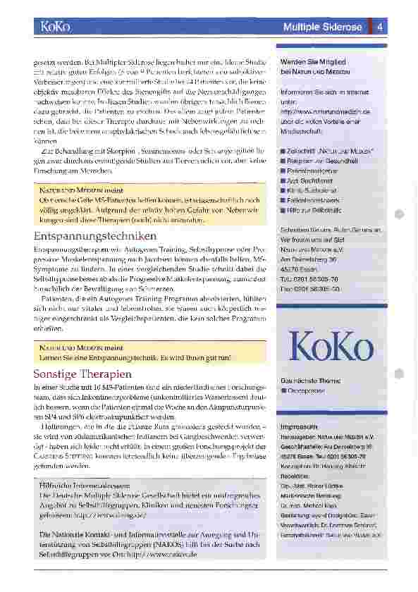 Vorschauseite 4: Multiple Sklerose