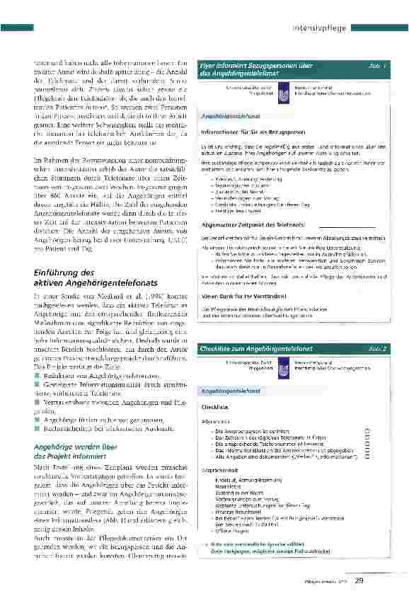 Vorschauseite 2: Das aktive Angehörigentelefonat
