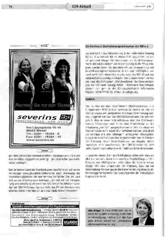 Vorschauseite 3: Qualitätsmanagement in Kurorten