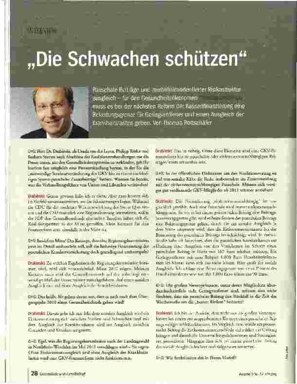 Vorschauseite 1: Die Schwachen schützen