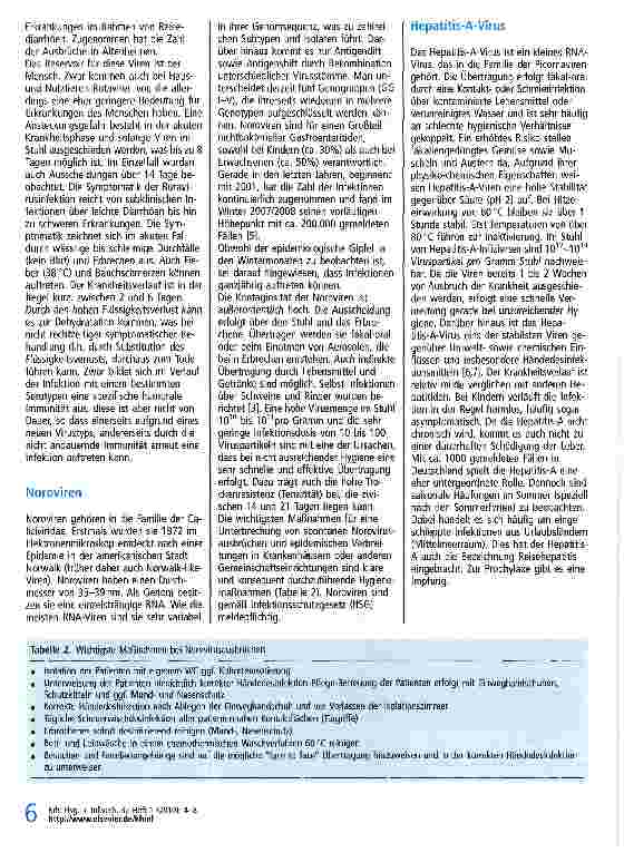 Vorschauseite 3: Virale Infektionen im Gastrointestinaltrakt