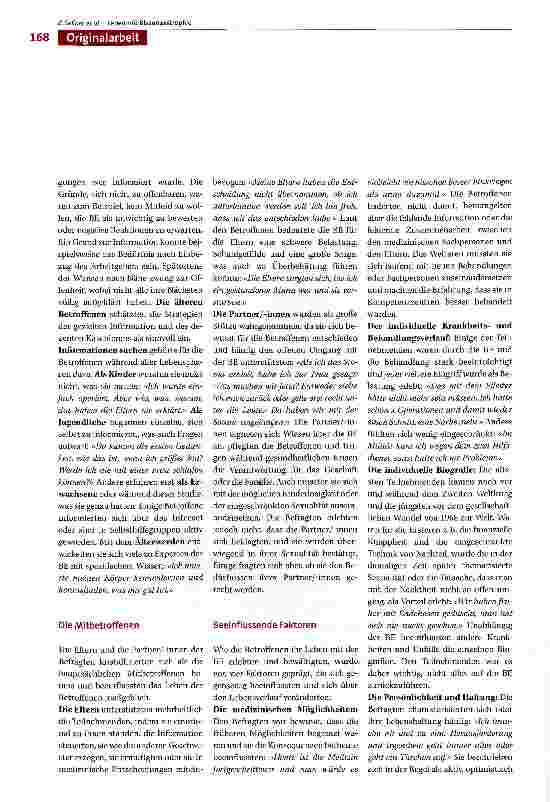 Vorschauseite 6: Trotz Blasenexstrophie ein gutes Leben haben: Untersuchung zum Leben und Umgang mit Blasenexstrophie