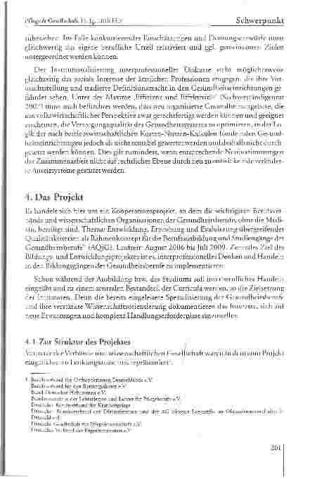 Vorschauseite 5: Interprofessionelles Lernen als Voraussetzung für interprofessionelles Handeln - am Beispiel eines interprofessionell angelegten Bildungs und Entwicklungsprojektes für Gesundheits…