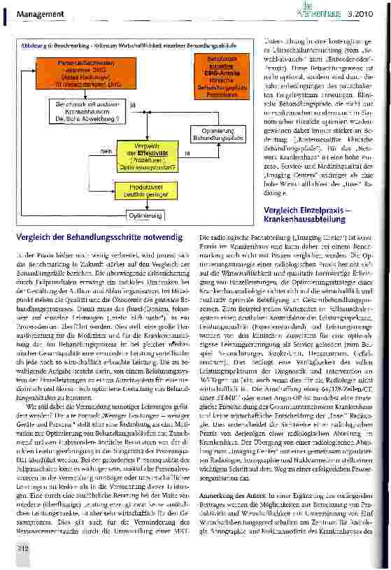 Vorschauseite 6: Benchmarking radiologischer Abteilungen