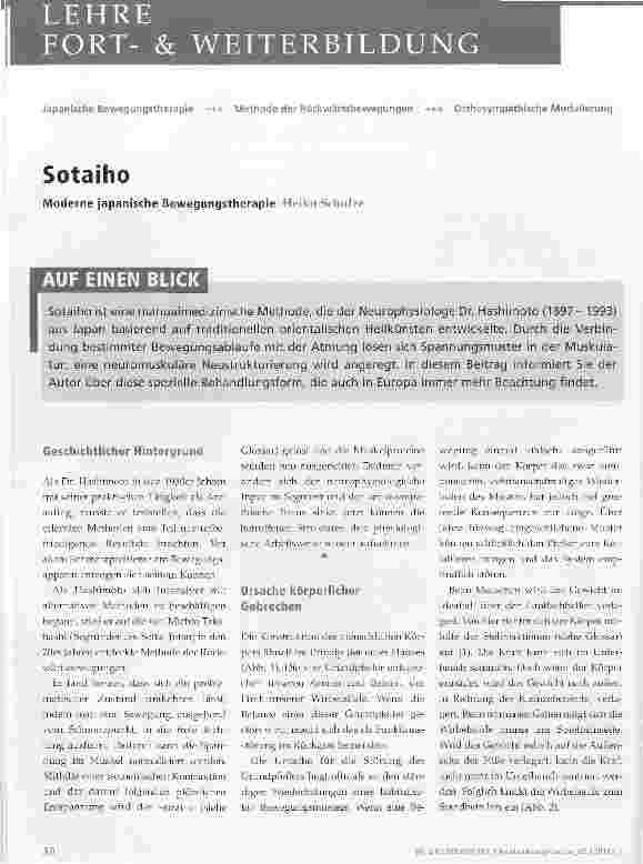 Vorschauseite 1: Sotaiho