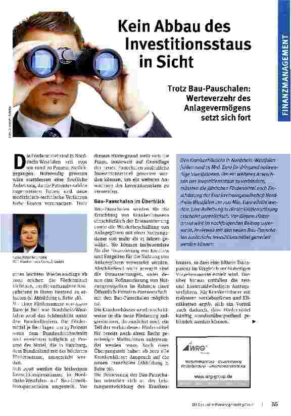 Vorschauseite 1: Kein Abbau des Investitionsstaus in Sicht