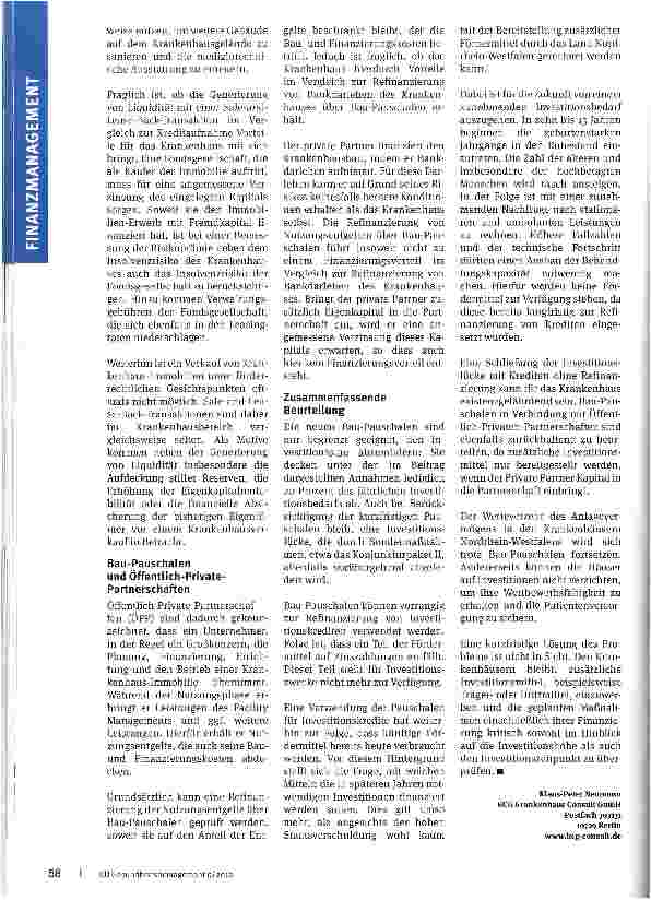 Vorschauseite 4: Kein Abbau des Investitionsstaus in Sicht