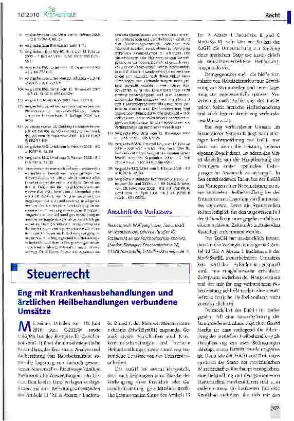 Vorschauseite 4: Dürfen Krankenkassen bei Zahlungsstreitigkeiten Behandlungsunterlagen des Krankenhauses einsehen?