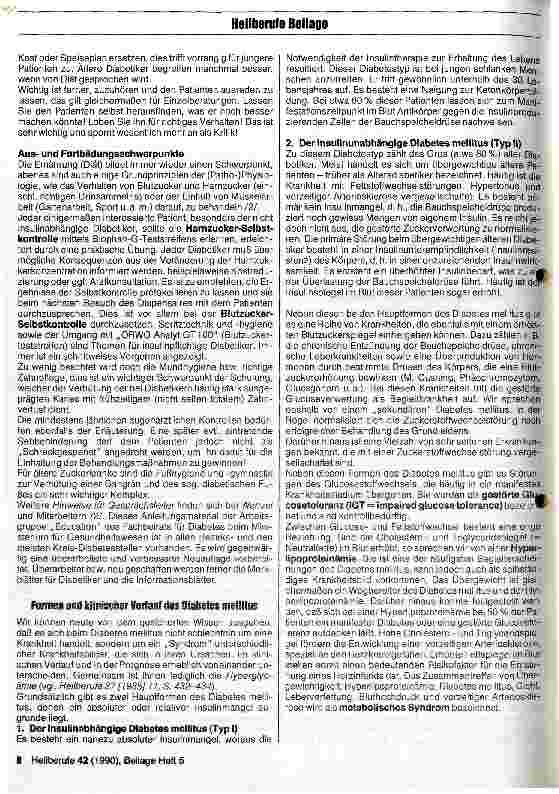 Vorschauseite 2: Ambulante medizinische Betreuung der Diabetiker und Aufgaben der Krankenschwester und der Gesundheitsfürsorgerin - Teil 1