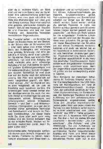 Vorschauseite 2: Soziale Rollenspiele als konkrete Berufsvorbereitung