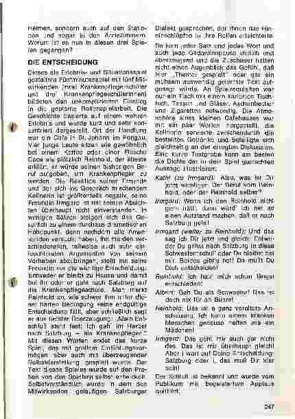 Vorschauseite 3: Soziale Rollenspiele als konkrete Berufsvorbereitung