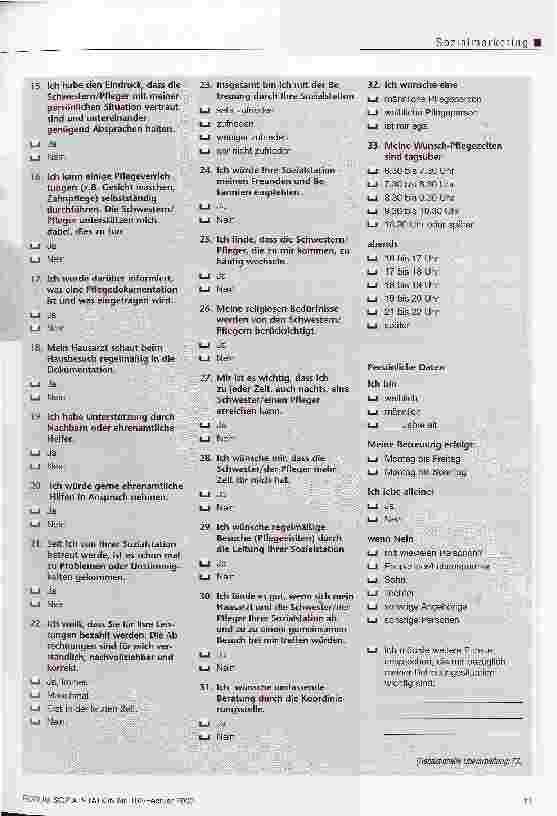 Vorschauseite 4: Kundenbefragung - alles schriftlich oder was? Die Methode der Wahl