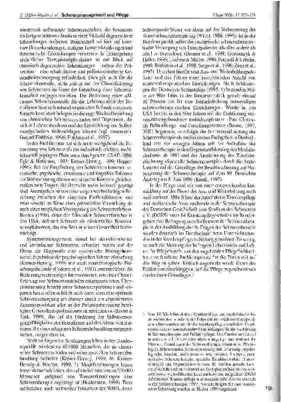Vorschauseite 2: Schmerzmanagement und Pflege - Ergebnisse einer Literaturanalyse