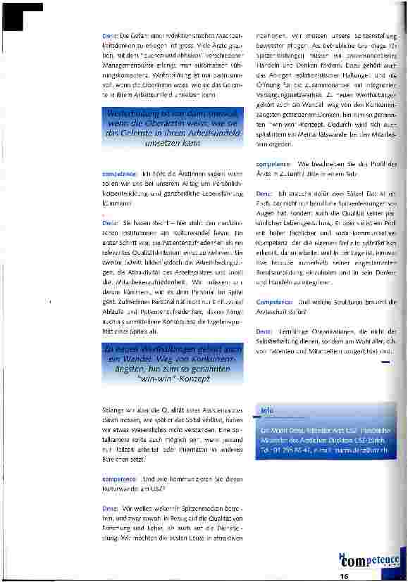 Vorschauseite 3: Die Ärzte von morgen sind Profis mit fachübergreifendem Denken