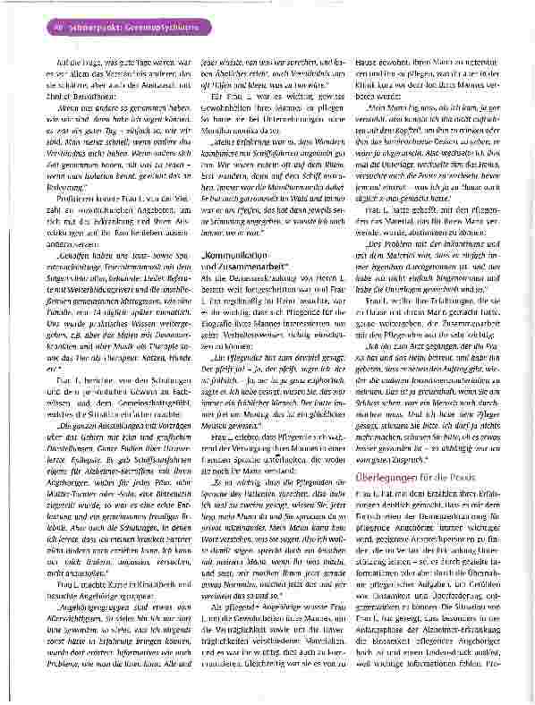 Vorschauseite 6: „Mein Mann hatte Demenz - von den Erfahrungen und der Sichtweise einer Angehörigen