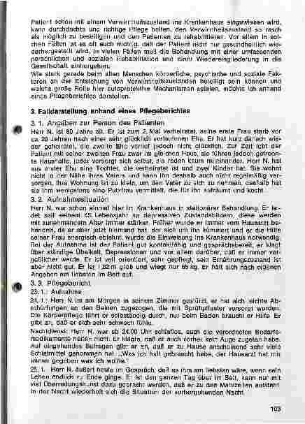 Vorschauseite 3: Syndrom Verwirrtheit - Aufgaben für das Pflegepersonal 1.Teil