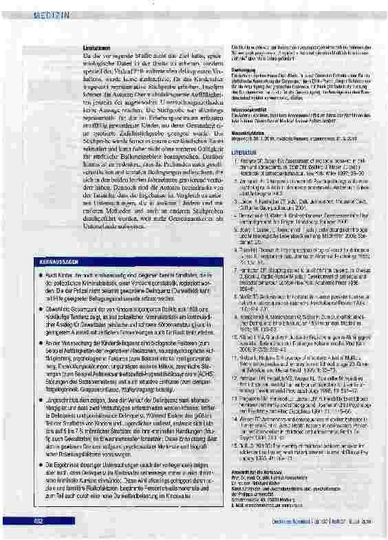Vorschauseite 6: Was wird aus delinquenten Kindern?